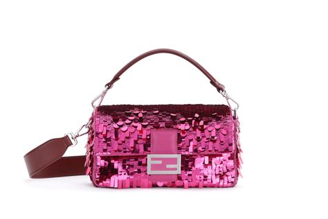 fendi pink beaded baguette|fendi baguette outfit.